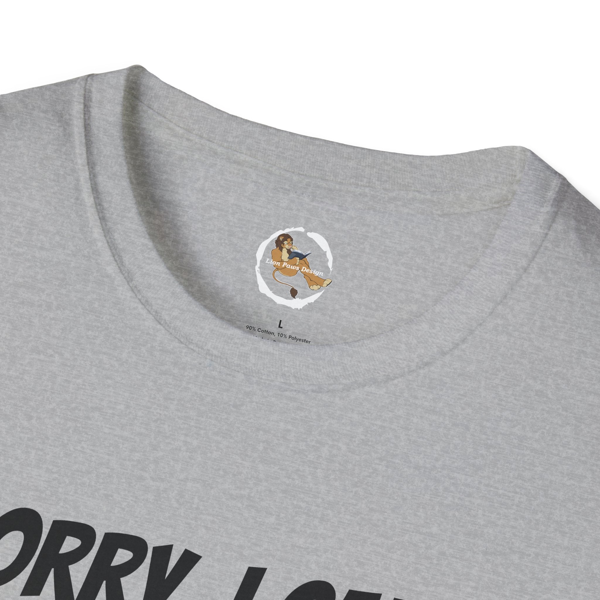 Cat T-Shirt — "Sorry, I Can't Come My Cat Needs Attention" Funny Pet Lover Tee