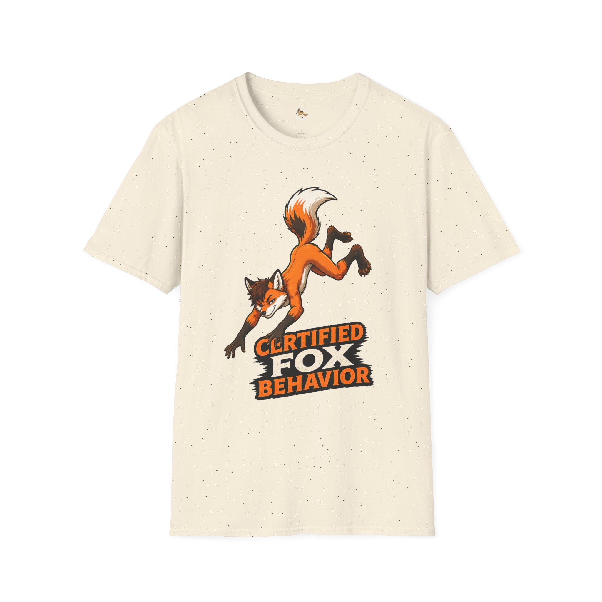 Certified Fox Behavior T-Shirt | Fox Graphic Tee, Animal Humor