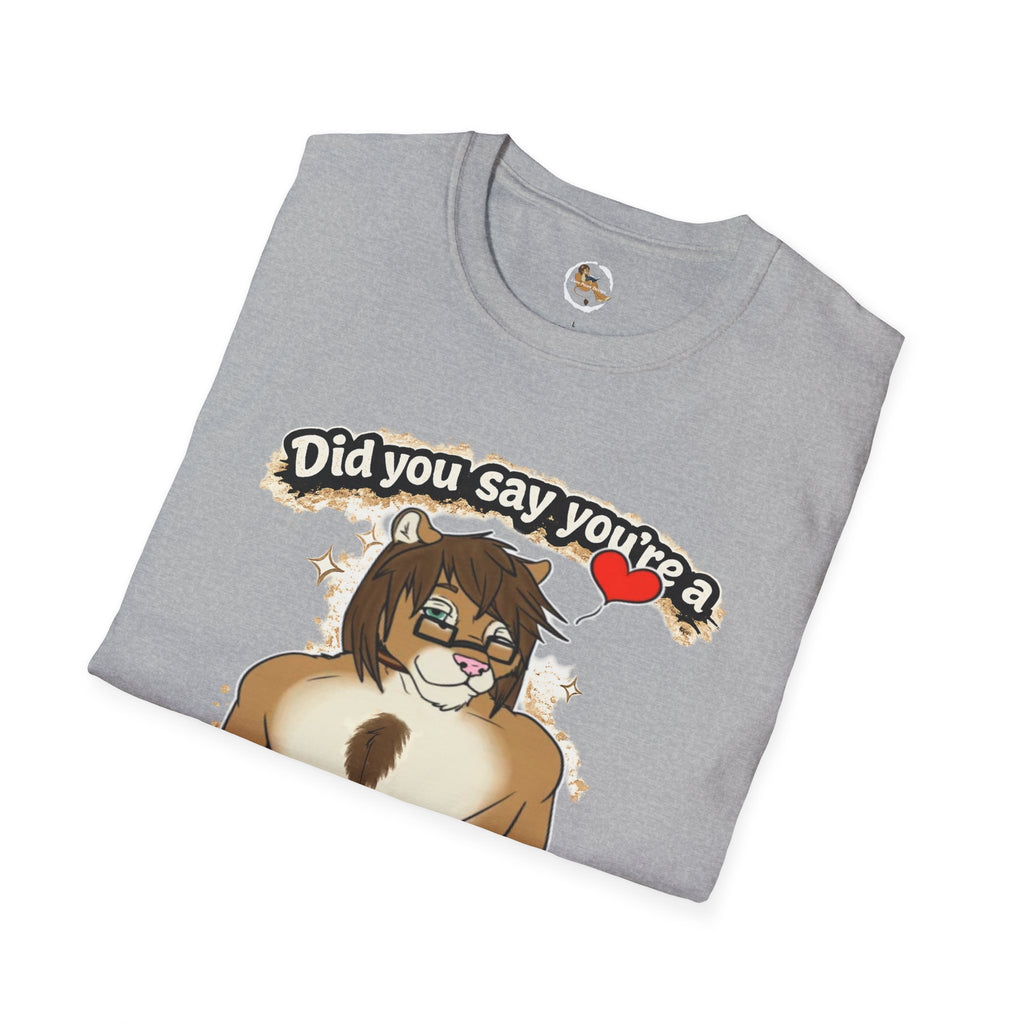 Did you say you're a Lion Tamer? T-Shirt | Furry Lion Character Tee
