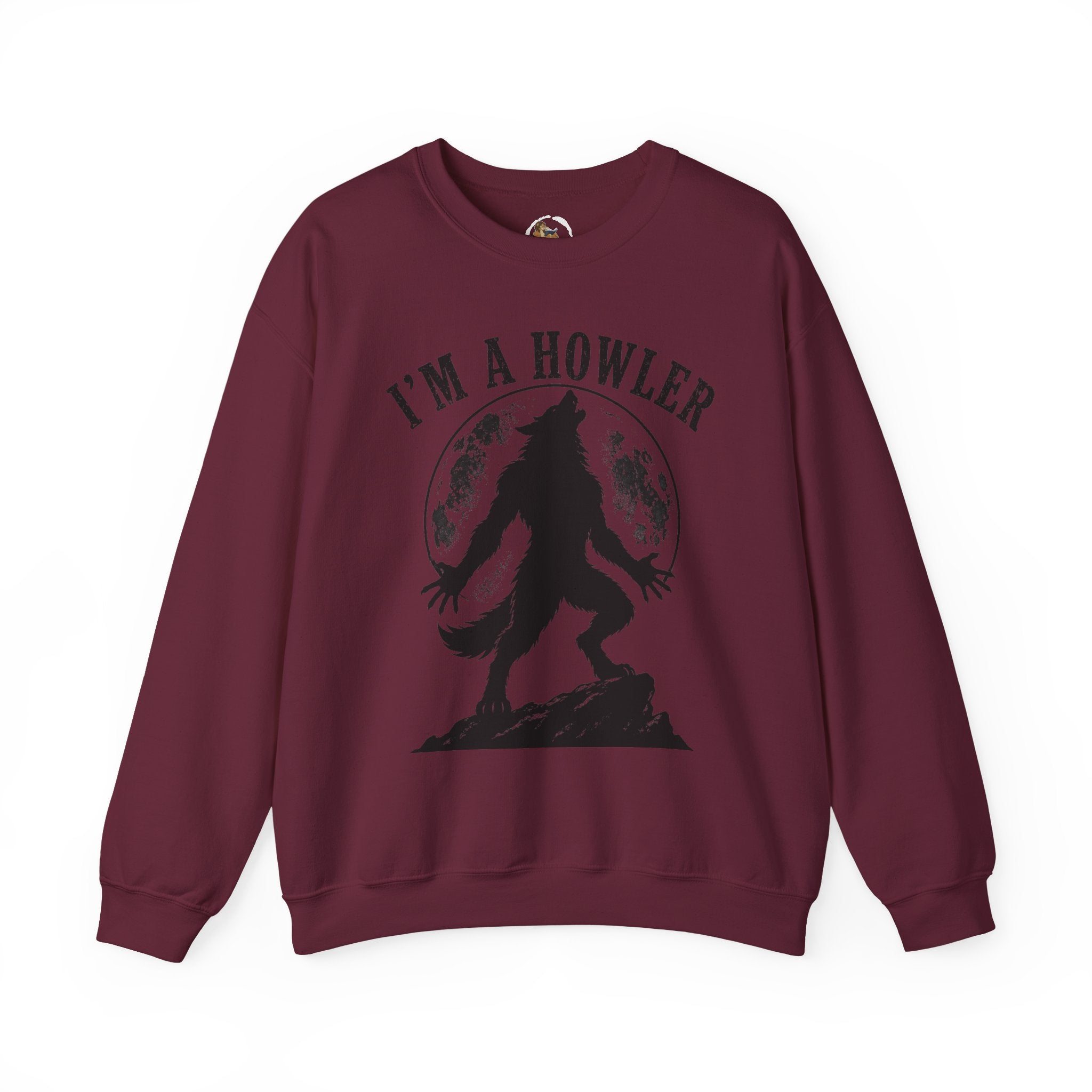 Werewolf Howler Sweeter Crewneck Sweatshirt | Furry Wolf Design