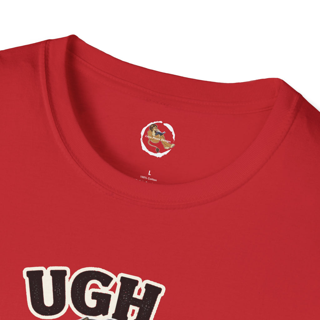 Ugh Mondays Grumpy Lion T-Shirt | Funny Work Casual Tee