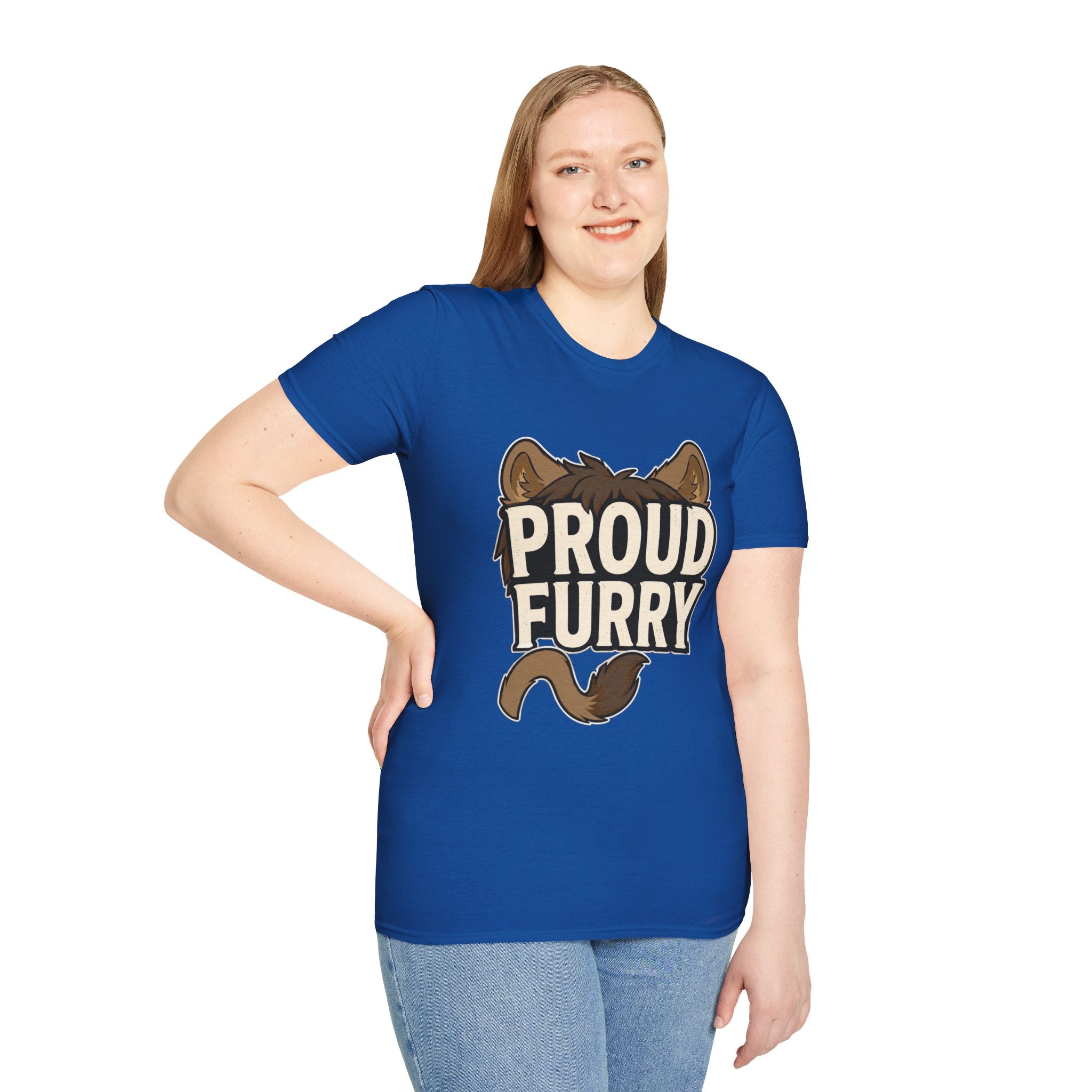Proud Furry Graphic Tee — Cute Furry Pride T-Shirt