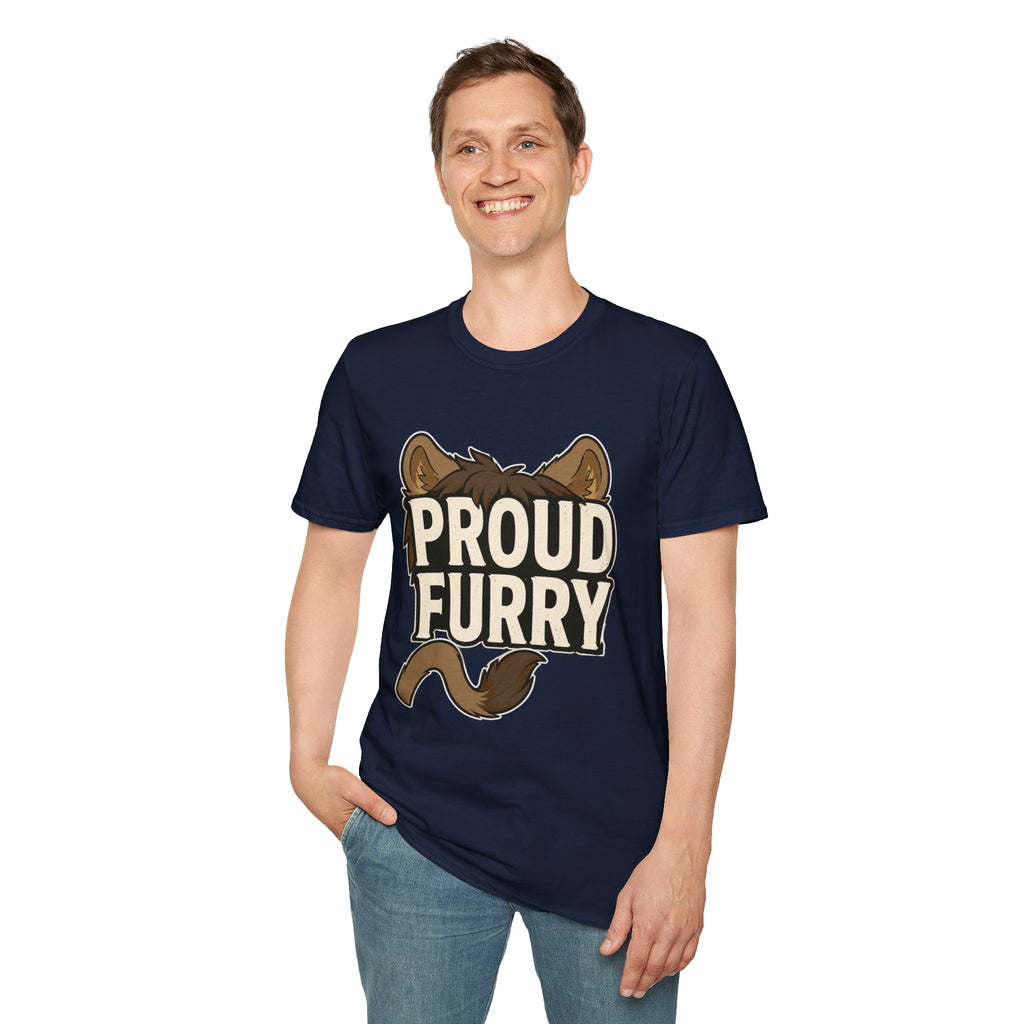 Proud Furry Graphic Tee — Cute Furry Pride T-Shirt