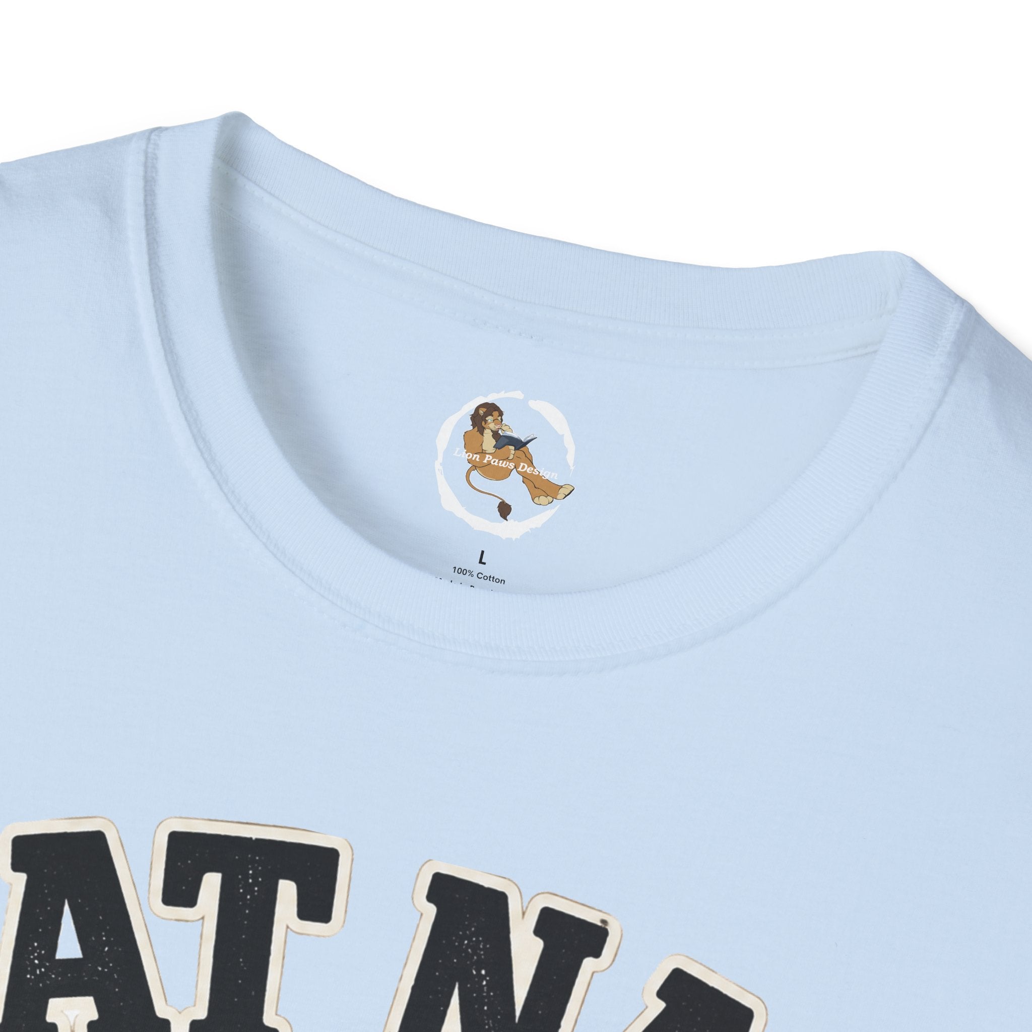 Sleeping Lion Cat Nap T-Shirt | Cute Furry Cat Graphic Tee