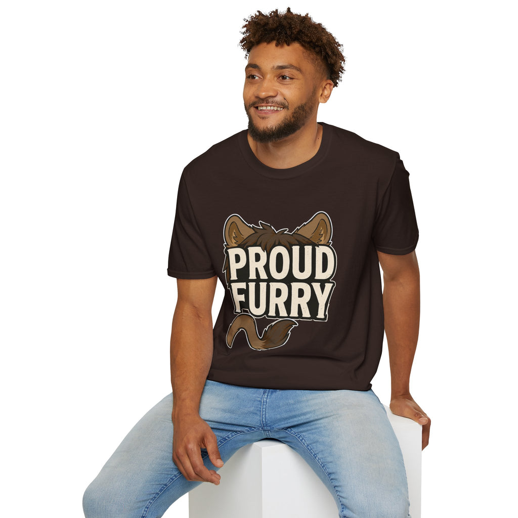 Proud Furry Graphic Tee — Cute Furry Pride T-Shirt