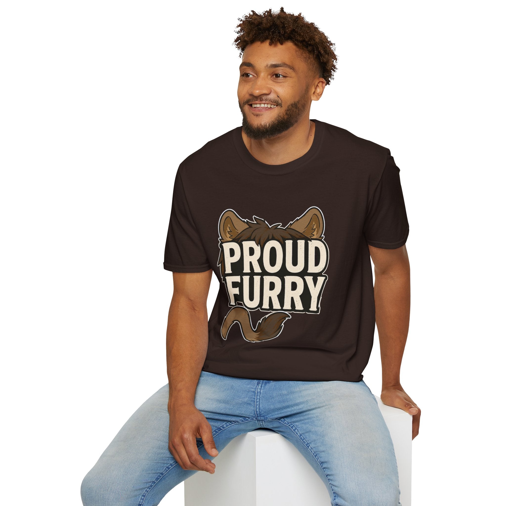 Proud Furry Graphic Tee — Cute Furry Pride T-Shirt