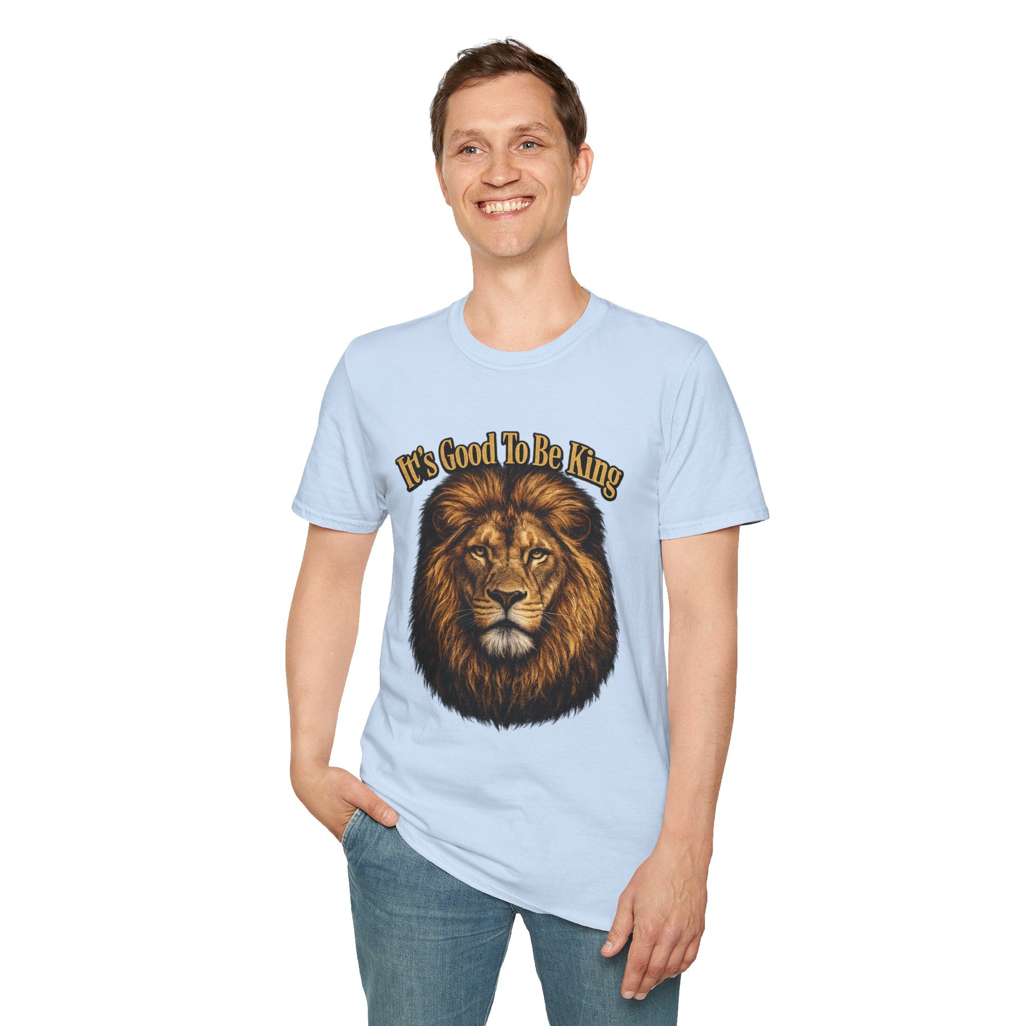 It's Good To Be King Lion Head T-Shirt | Vintage Animal Graphic Tee