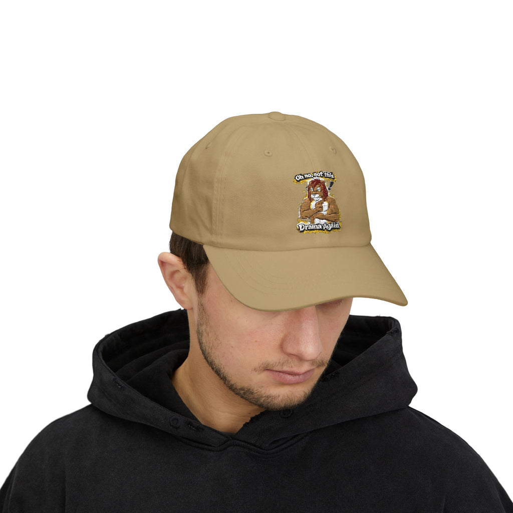 Oh No Not This Drama Again Lion Furry Dad Cap