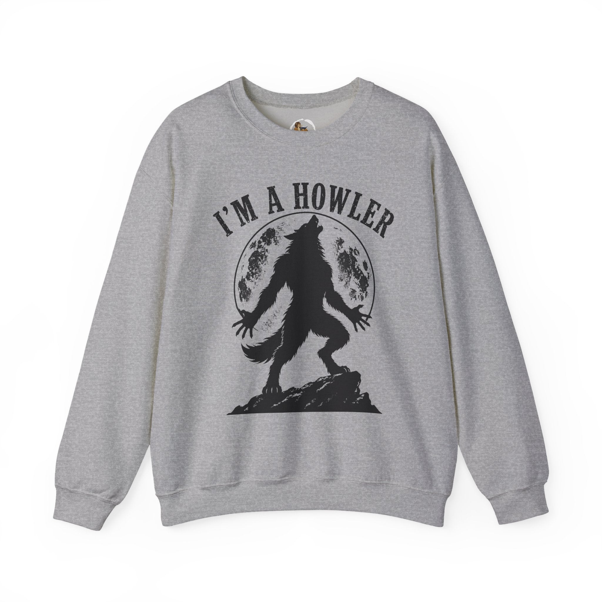 Werewolf Howler Sweeter Crewneck Sweatshirt | Furry Wolf Design