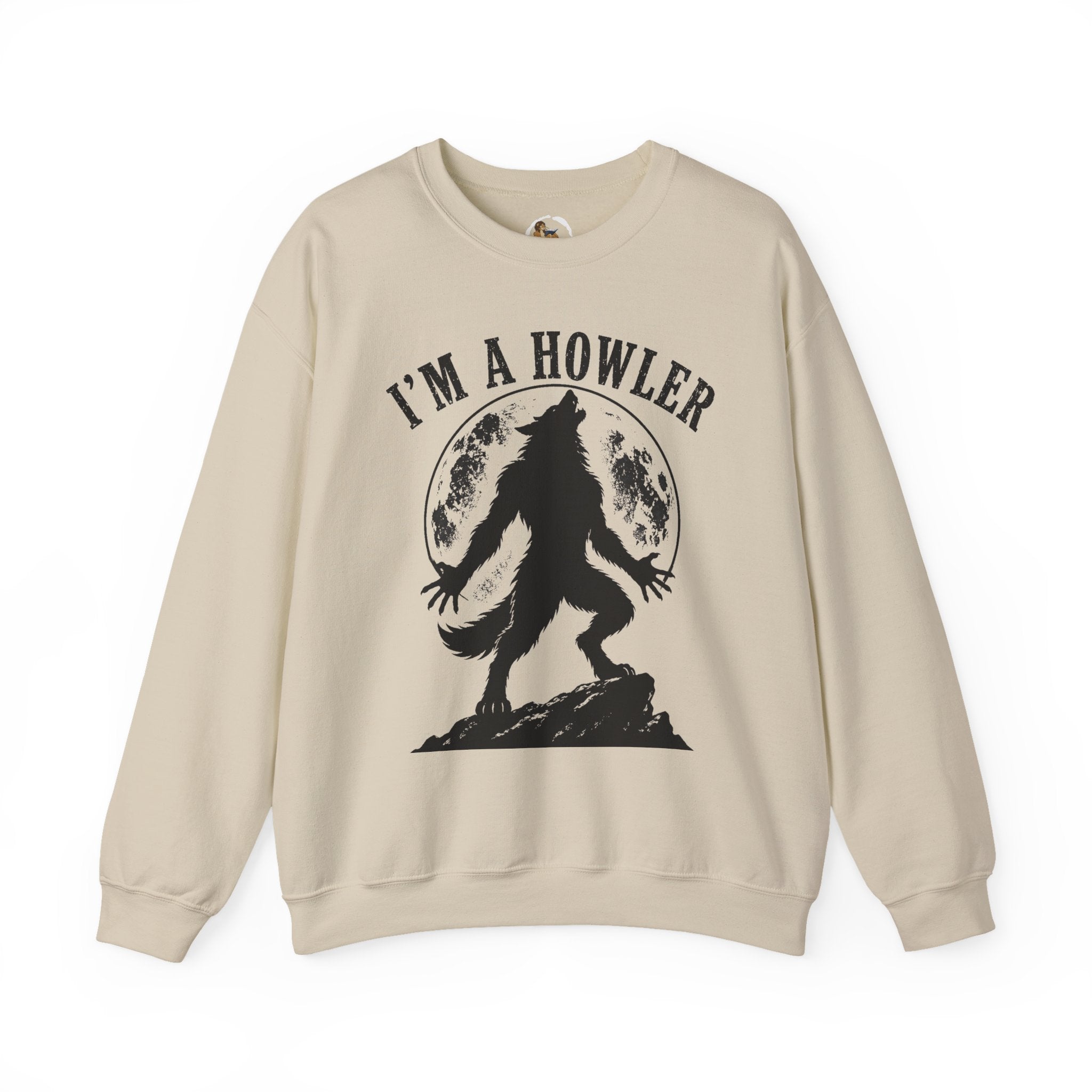 Werewolf Howler Sweeter Crewneck Sweatshirt | Furry Wolf Design