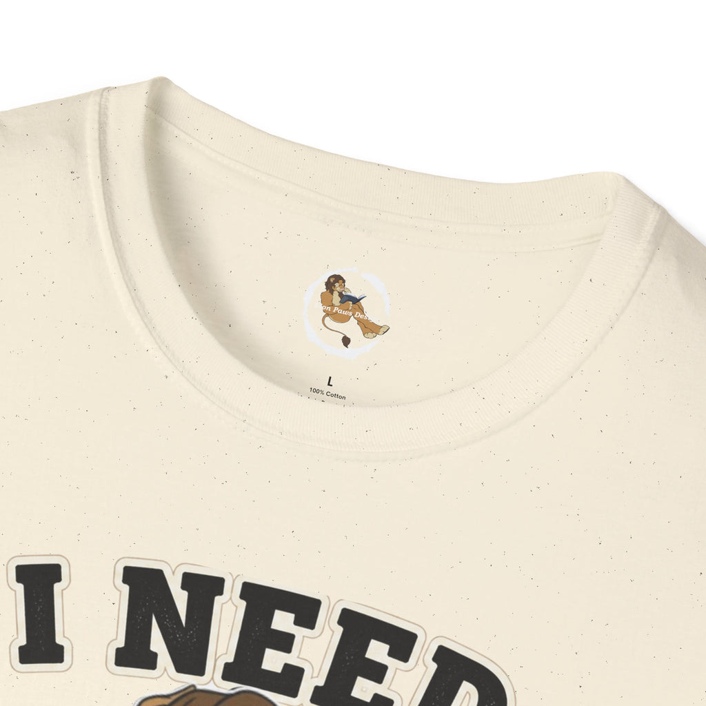 I Need Coffee First Lion Coffee Lover T-Shirt | Funny Furry Graphic