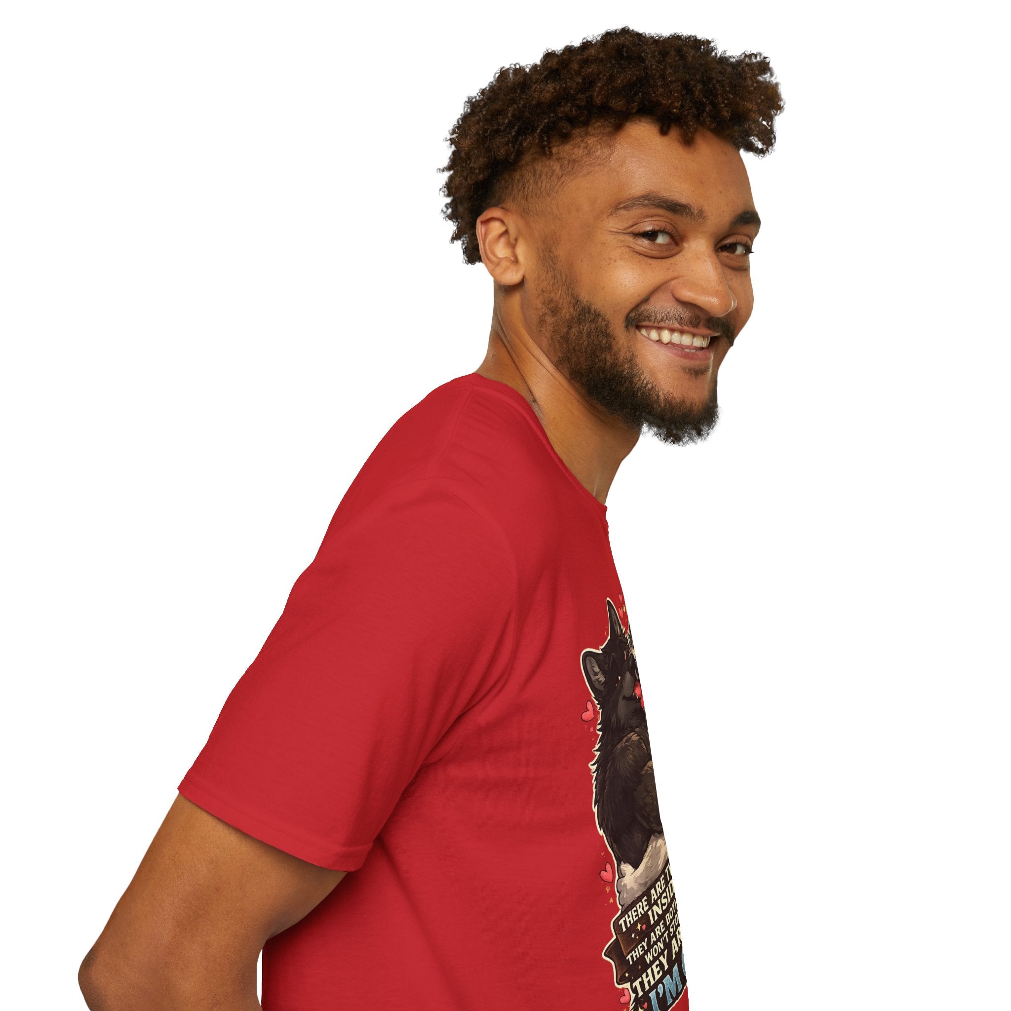 Gay Wolves Graphic T-Shirt - 'There Are Two Wolves' Cute LGBT Pride Tee