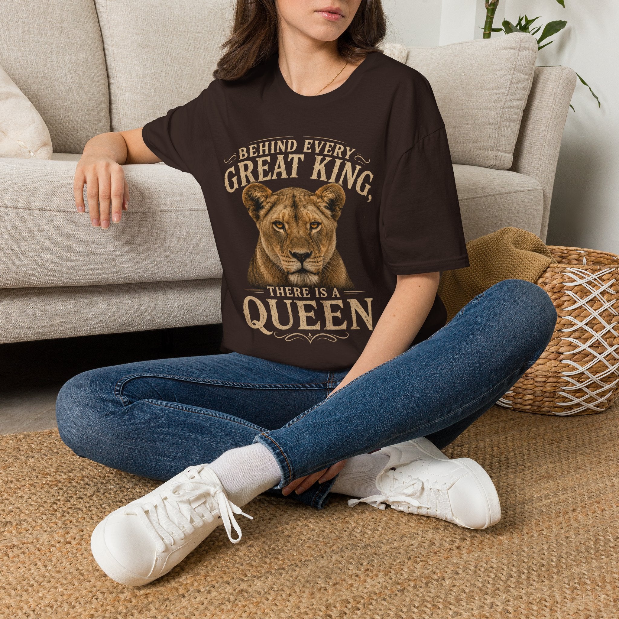 Lioness "Behind Every Great King There's A Queen" T-Shirt