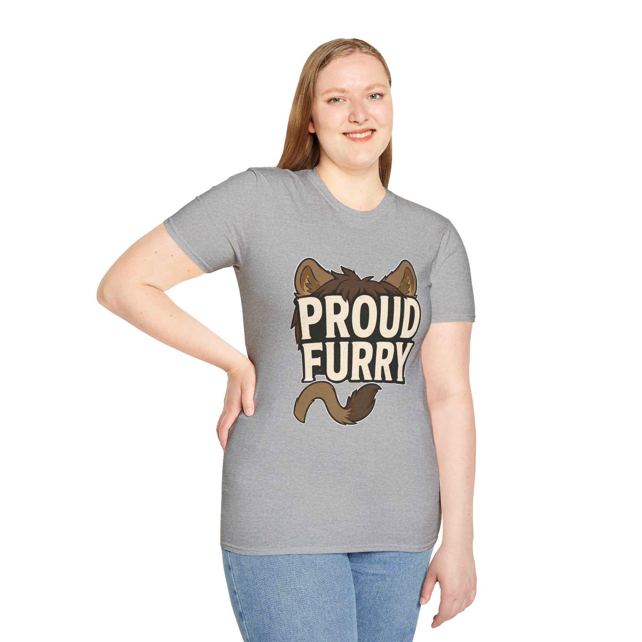 Proud Furry Graphic Tee — Cute Furry Pride T-Shirt