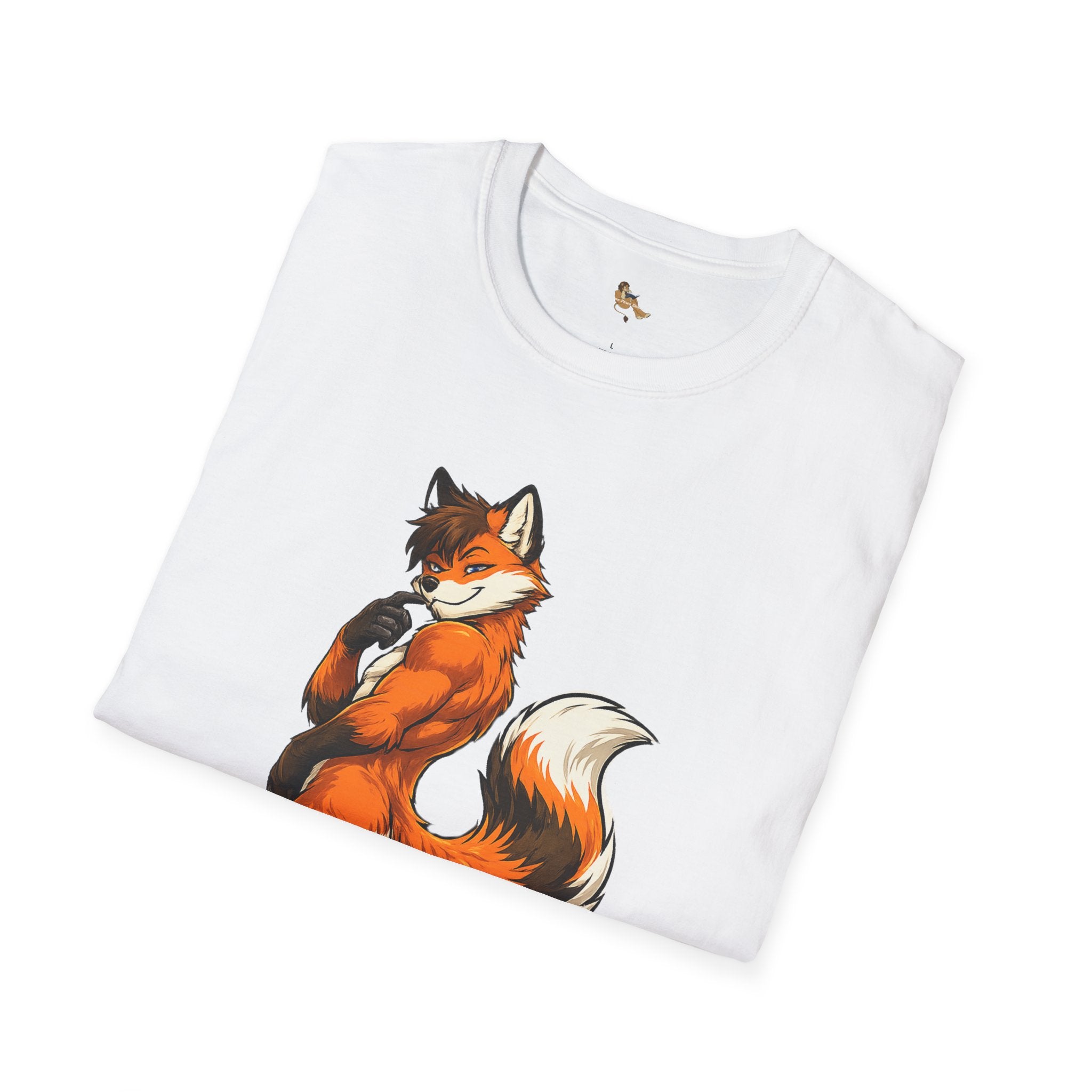 Caught Being a Fox Again T-Shirt | Cute Fox Illustration, Humorous Text