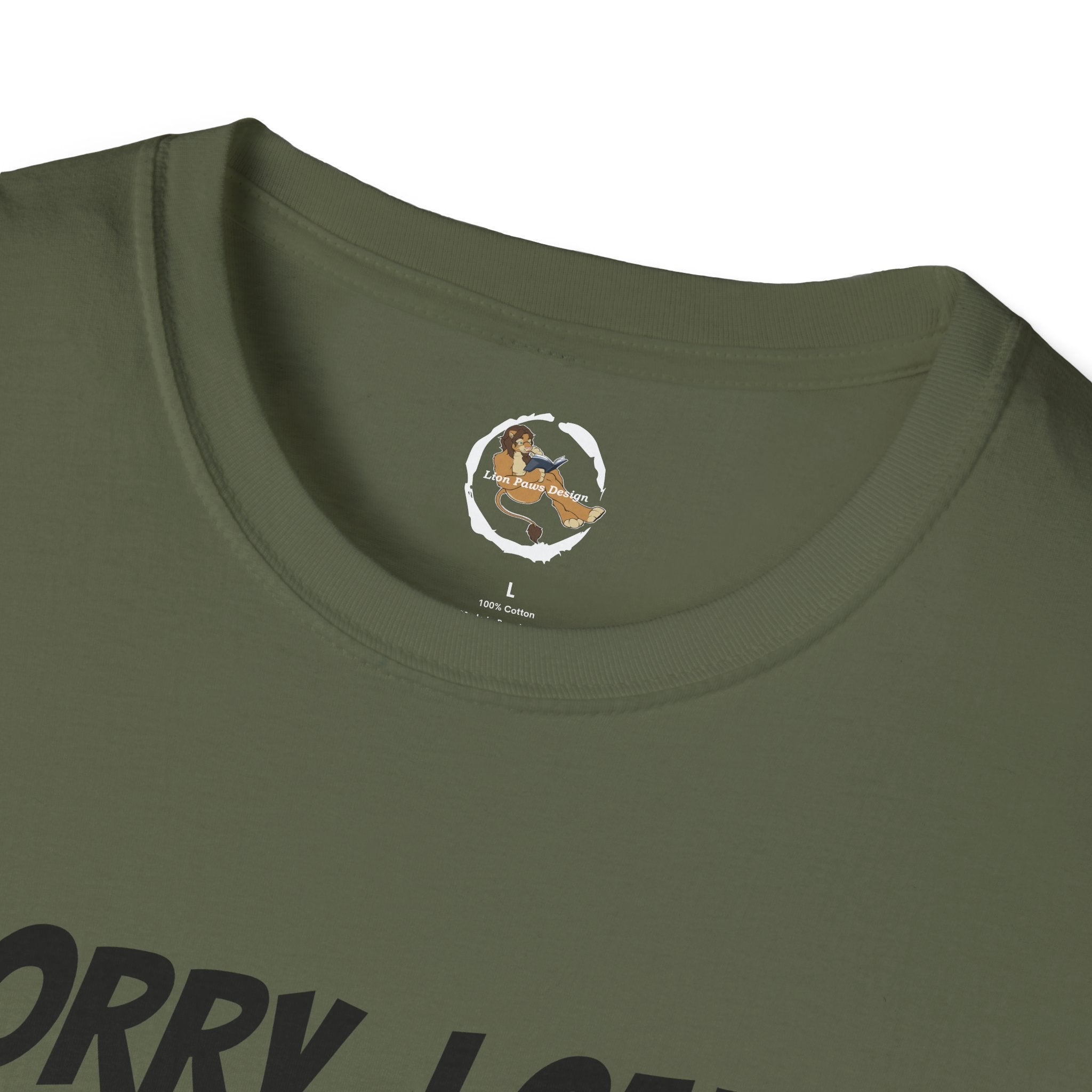 Cat T-Shirt — "Sorry, I Can't Come My Cat Needs Attention" Funny Pet Lover Tee