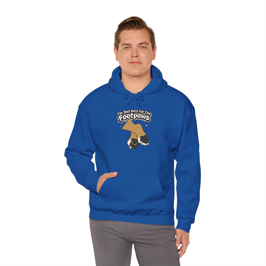 Footpaws Lion Paw Illustration Hoodie | Cute Feline Paws Graphic