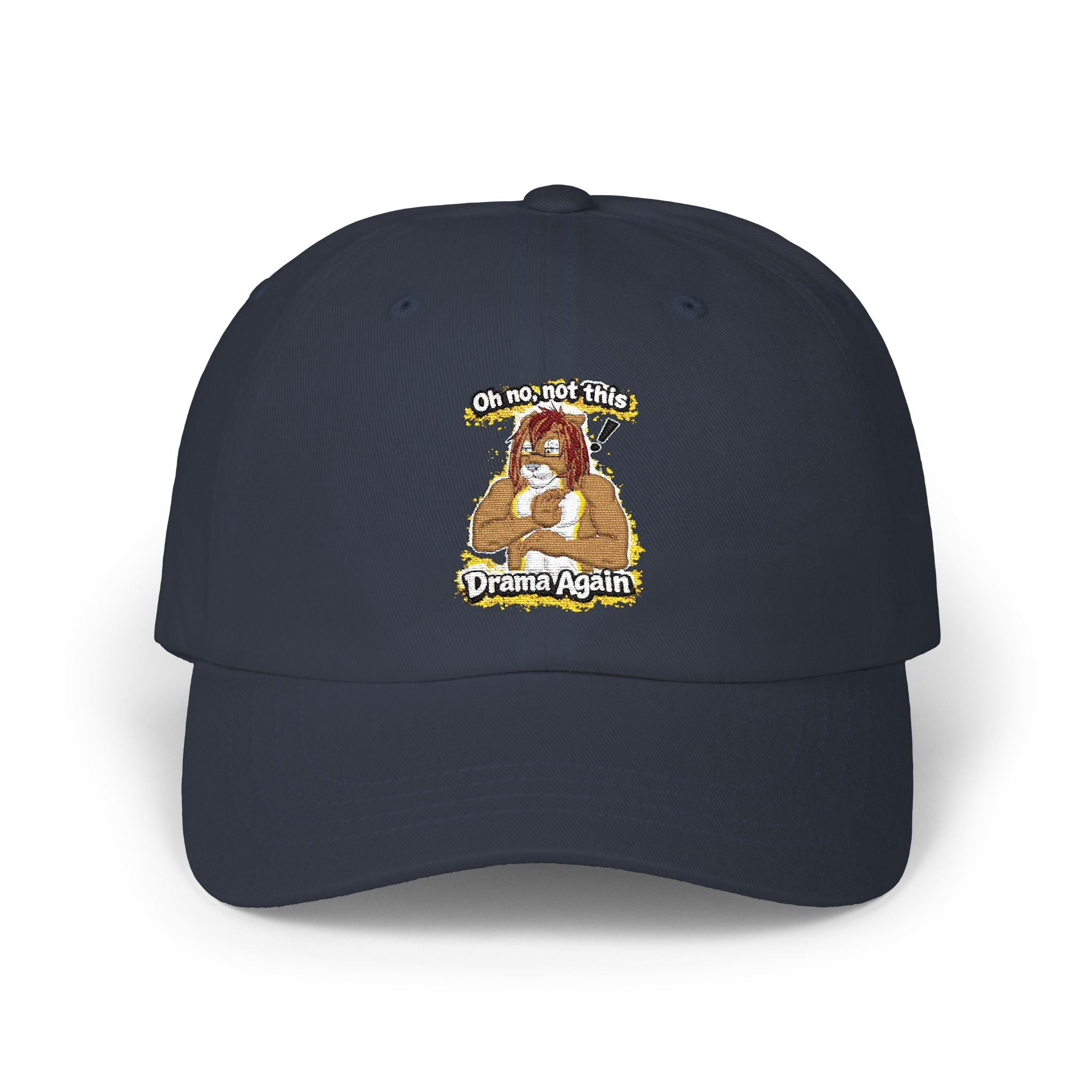Oh No Not This Drama Again Lion Furry Dad Cap