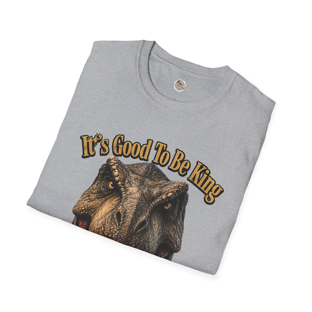 Tyrannosaurus Rex Head It's Good To Be King T-Shirt | Dinosaur Shirt