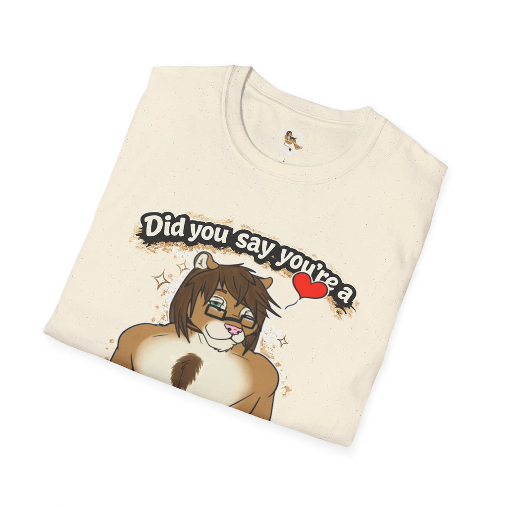 Did you say you're a Lion Tamer? T-Shirt | Furry Lion Character Tee