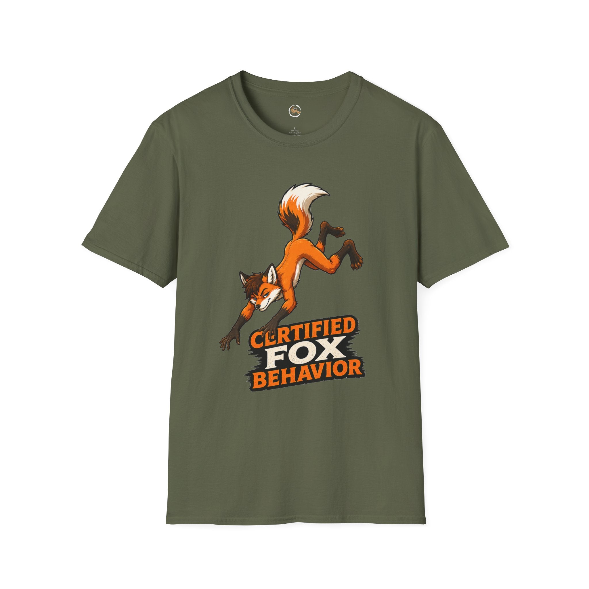 Certified Fox Behavior T-Shirt | Fox Graphic Tee, Animal Humor