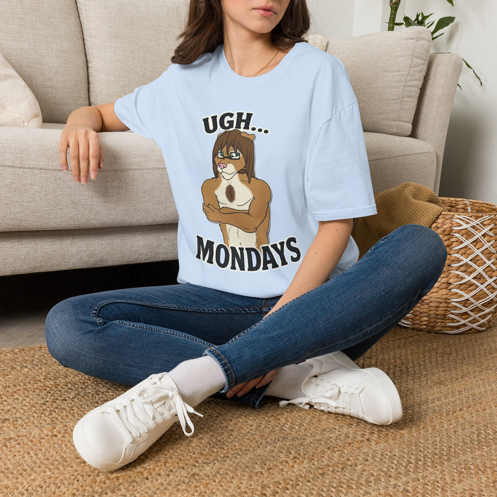 Ugh Mondays Grumpy Lion T-Shirt | Funny Work Casual Tee