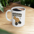 Im Just Here for the Paws Mug | Ceramic Coffee Cup
