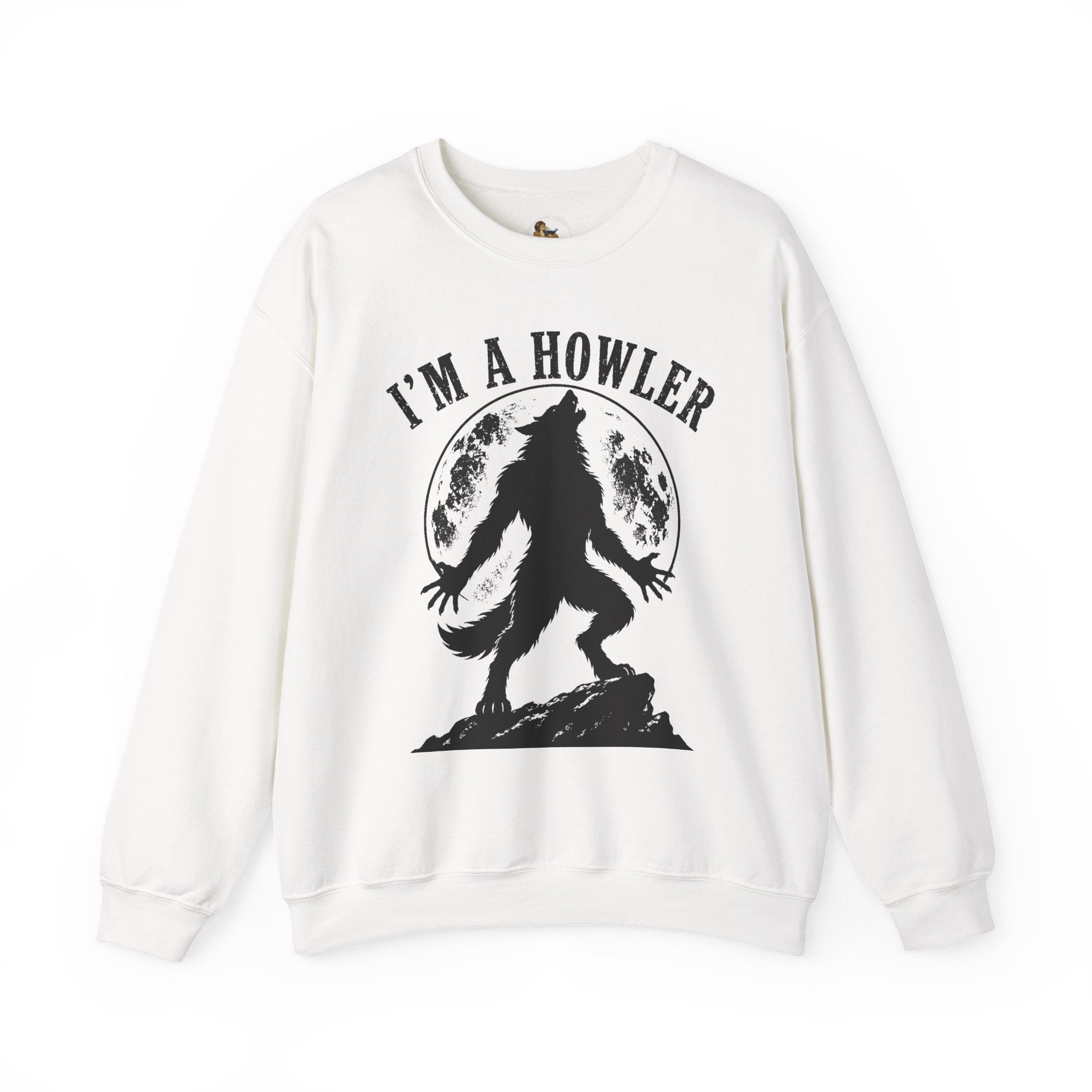 Werewolf Howler Sweeter Crewneck Sweatshirt | Furry Wolf Design