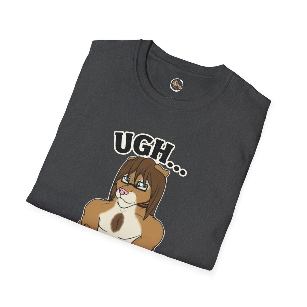 Ugh Mondays Grumpy Lion T-Shirt | Funny Work Casual Tee
