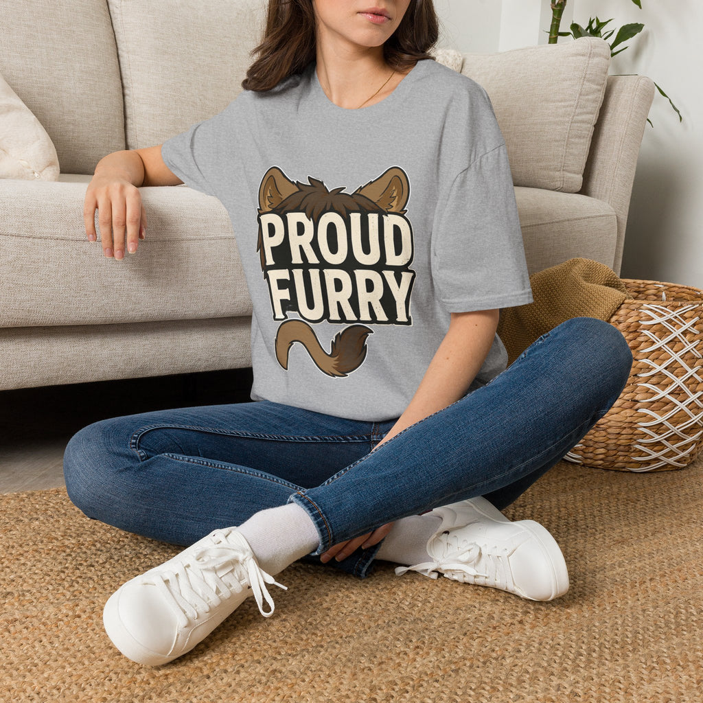 Proud Furry Graphic Tee — Cute Furry Pride T-Shirt
