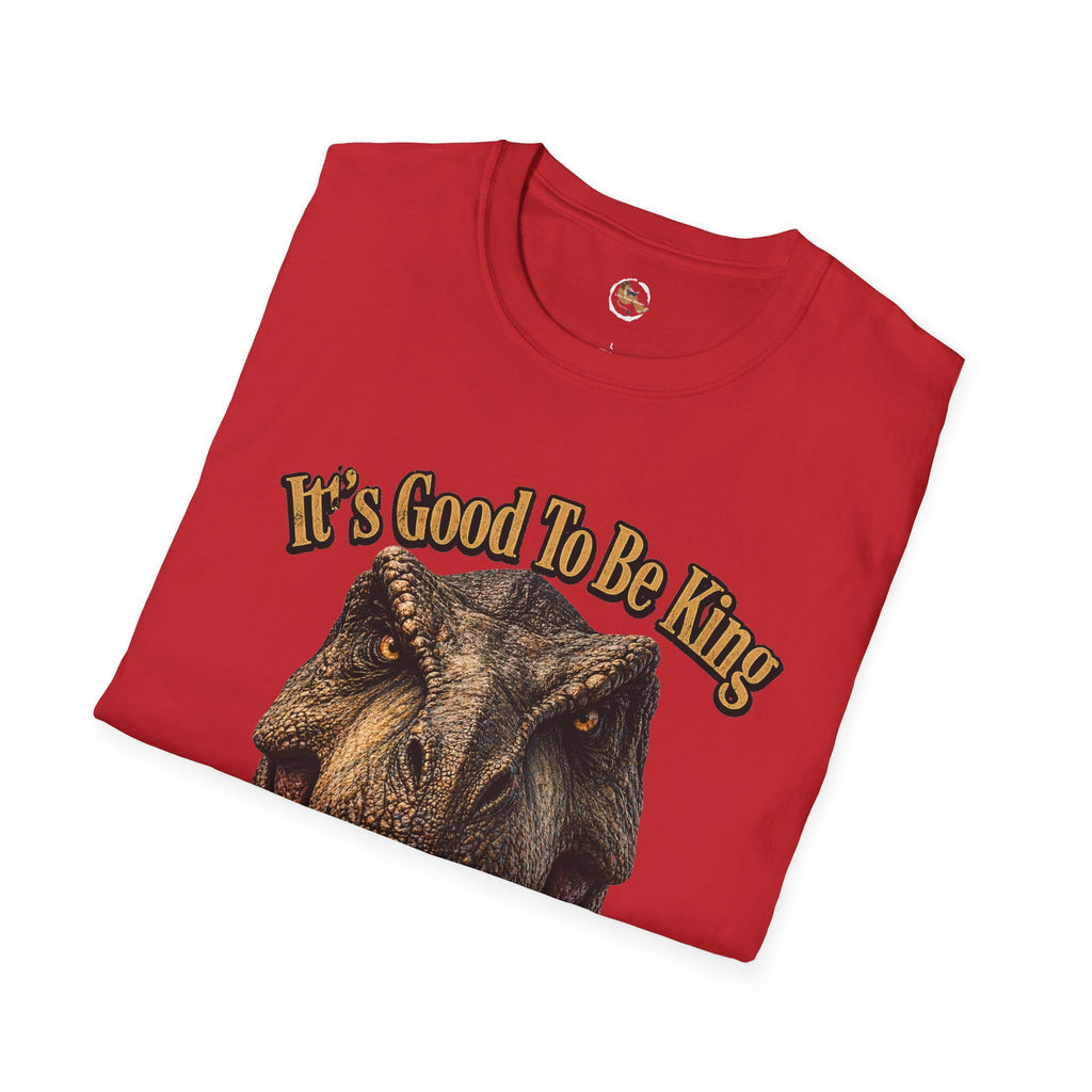 Tyrannosaurus Rex Head It's Good To Be King T-Shirt | Dinosaur Shirt