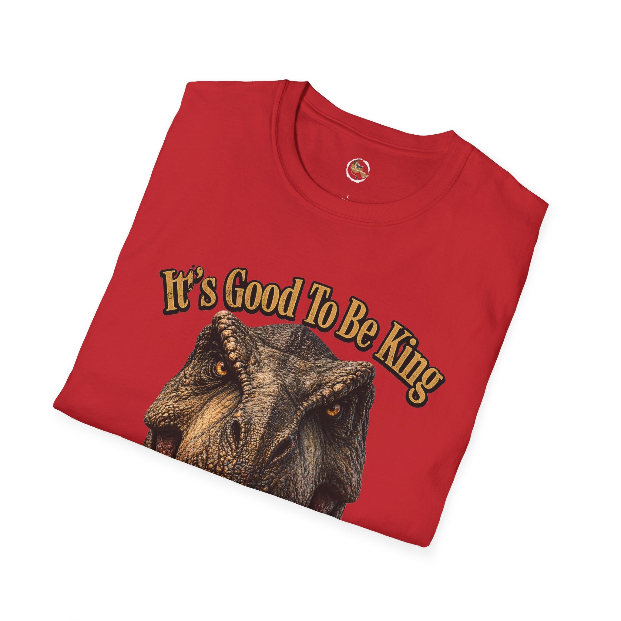 Tyrannosaurus Rex Head It's Good To Be King T-Shirt | Dinosaur Shirt