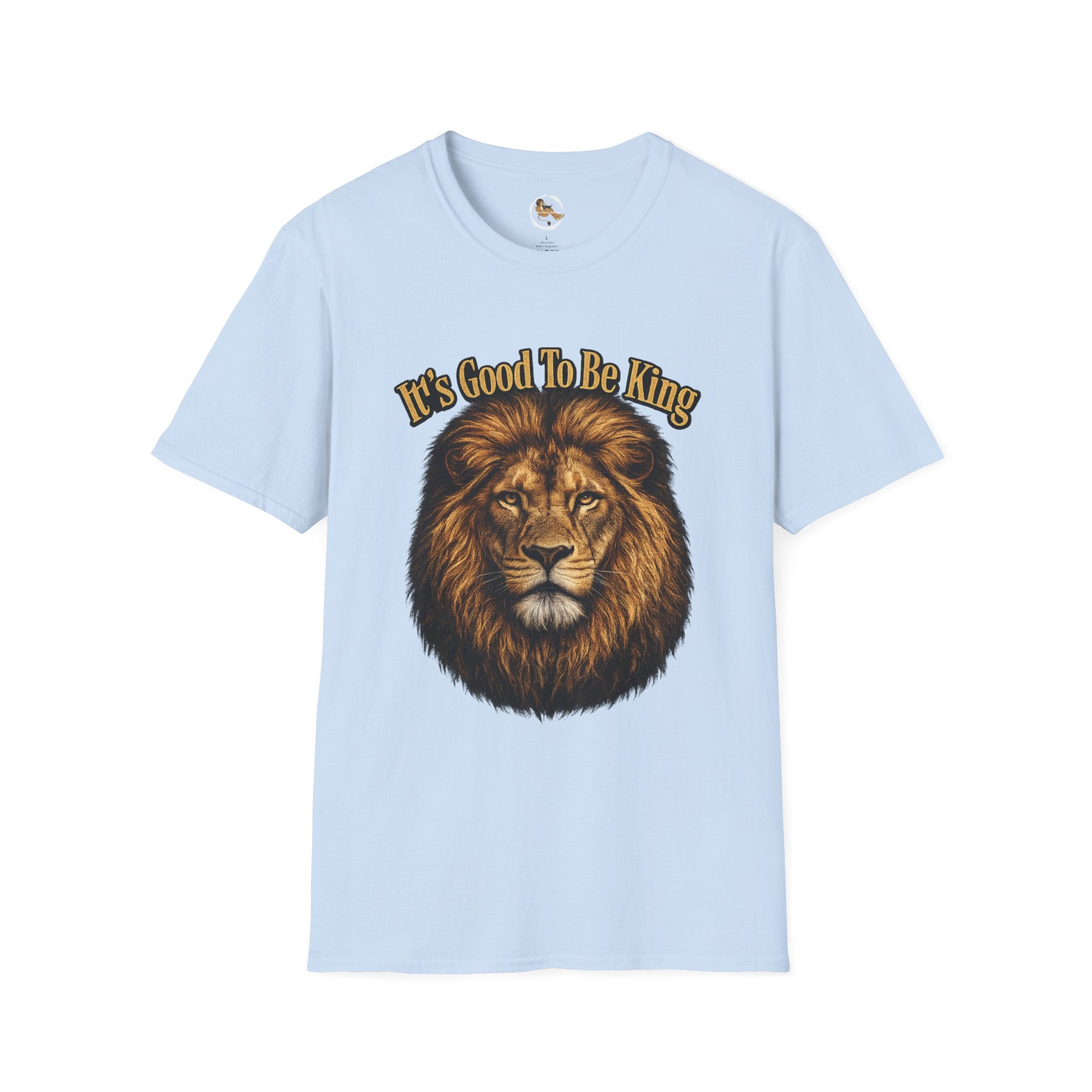 It's Good To Be King Lion Head T-Shirt | Vintage Animal Graphic Tee