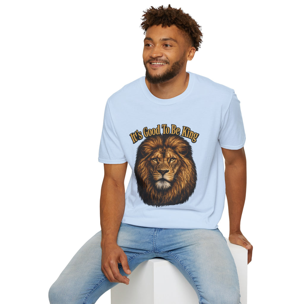 It's Good To Be King Lion Head T-Shirt | Vintage Animal Graphic Tee