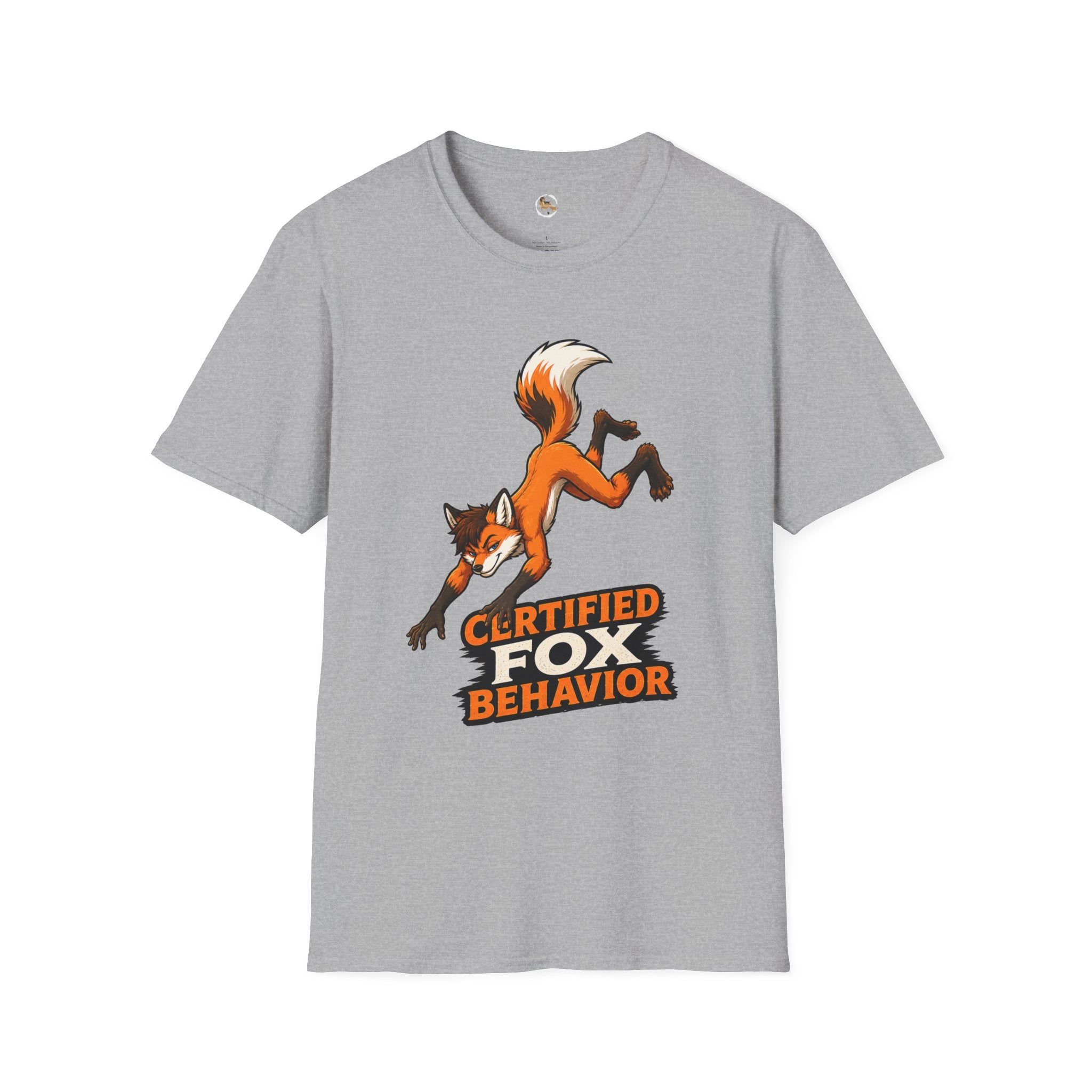 Certified Fox Behavior T-Shirt | Fox Graphic Tee, Animal Humor