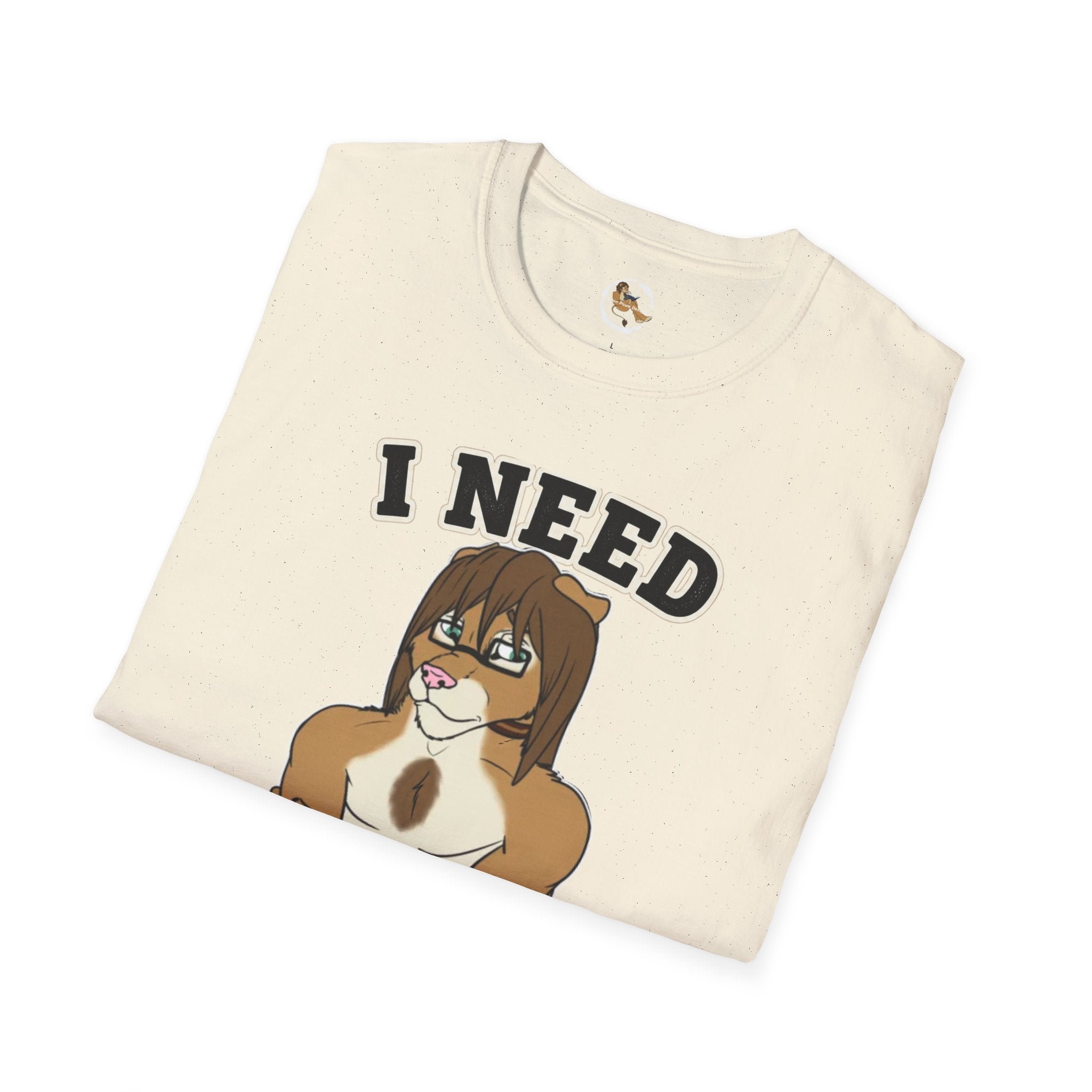 I Need Coffee First Lion Coffee Lover T-Shirt | Funny Furry Graphic