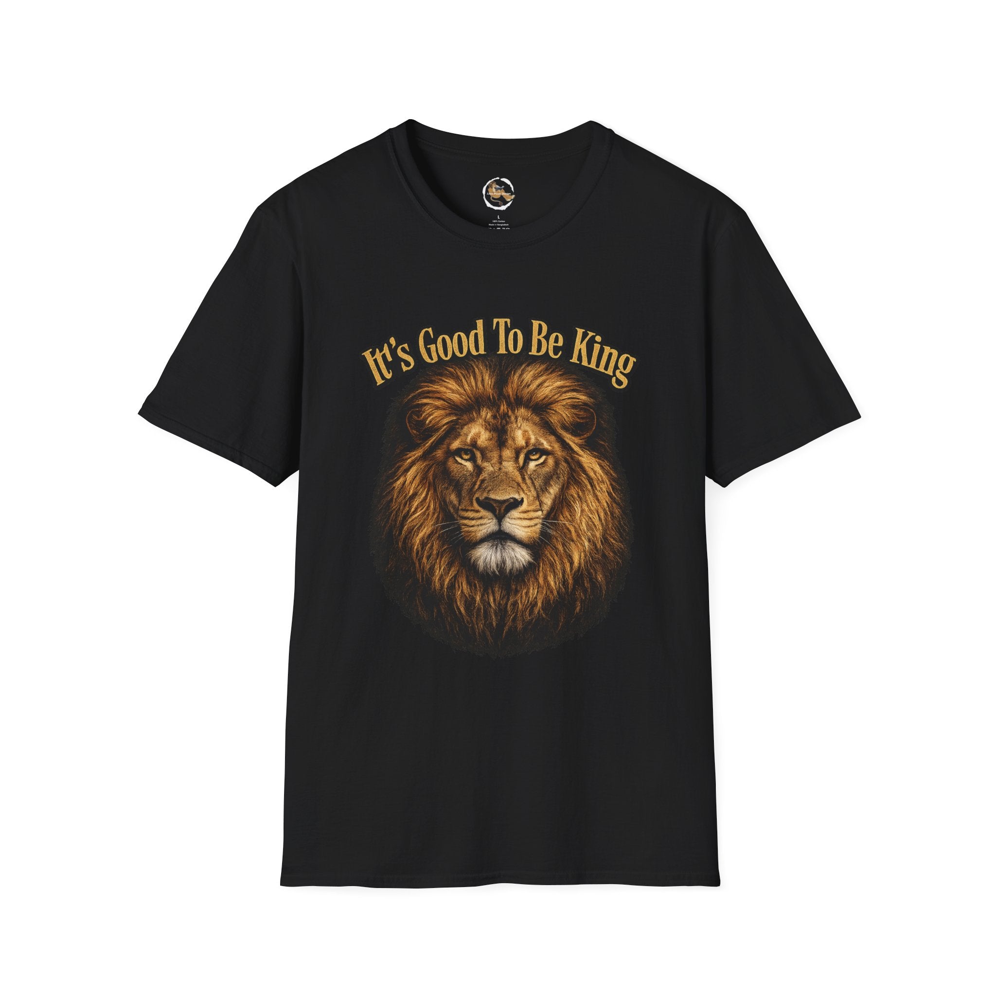 It's Good To Be King Lion Head T-Shirt | Vintage Animal Graphic Tee