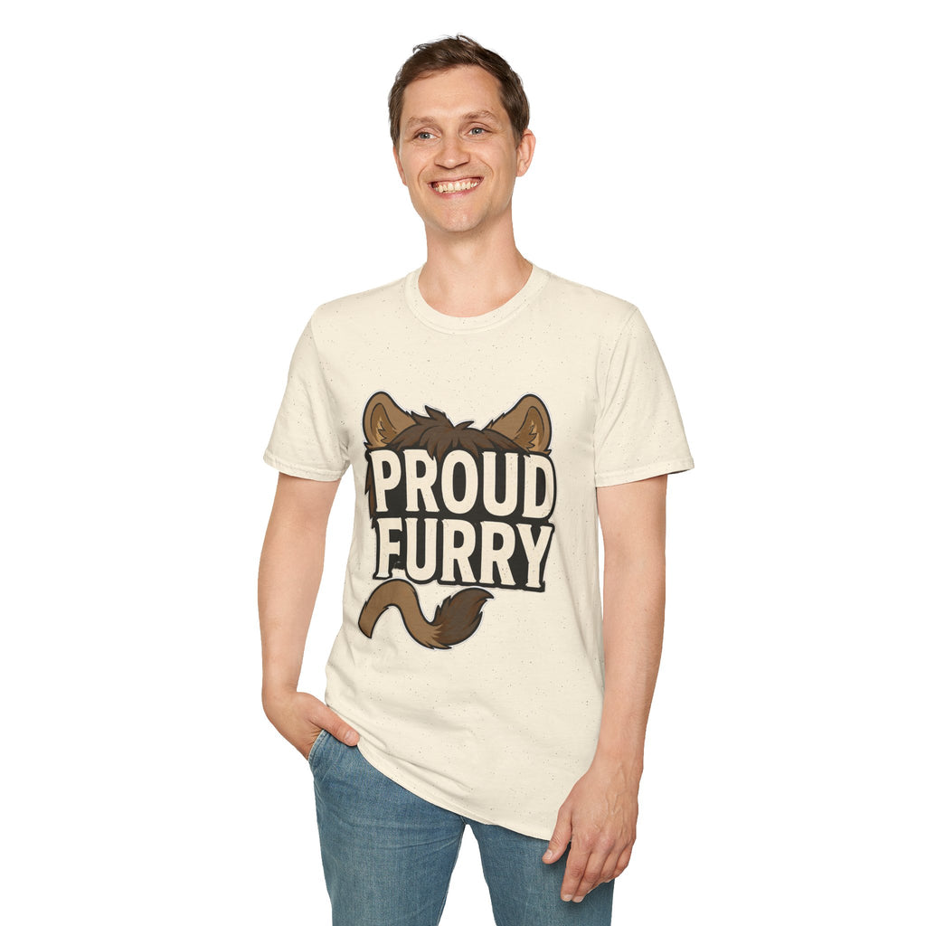 Proud Furry Graphic Tee — Cute Furry Pride T-Shirt