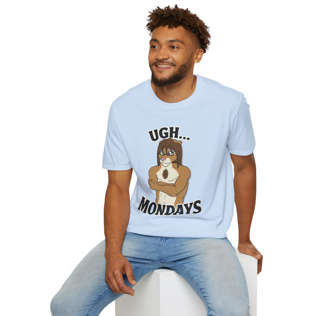 Ugh Mondays Grumpy Lion T-Shirt | Funny Work Casual Tee