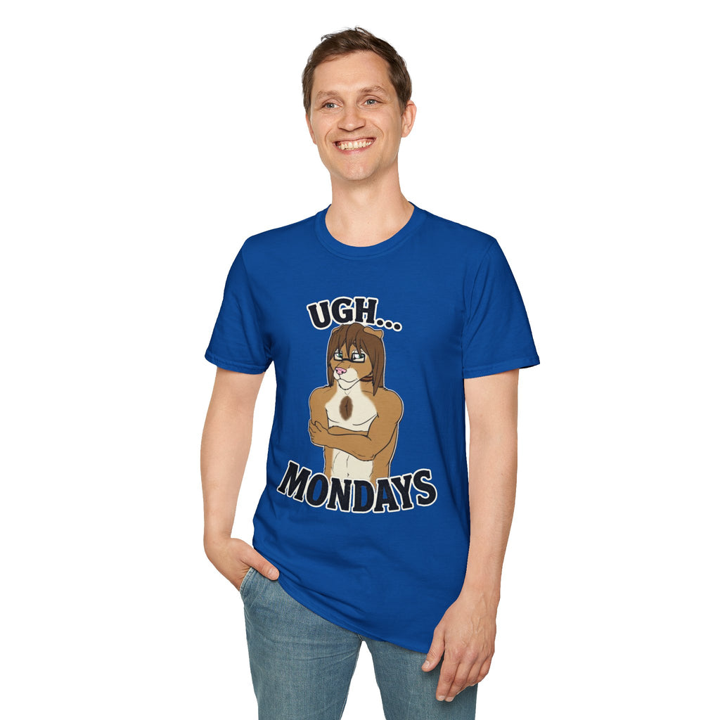 Ugh Mondays Grumpy Lion T-Shirt | Funny Work Casual Tee