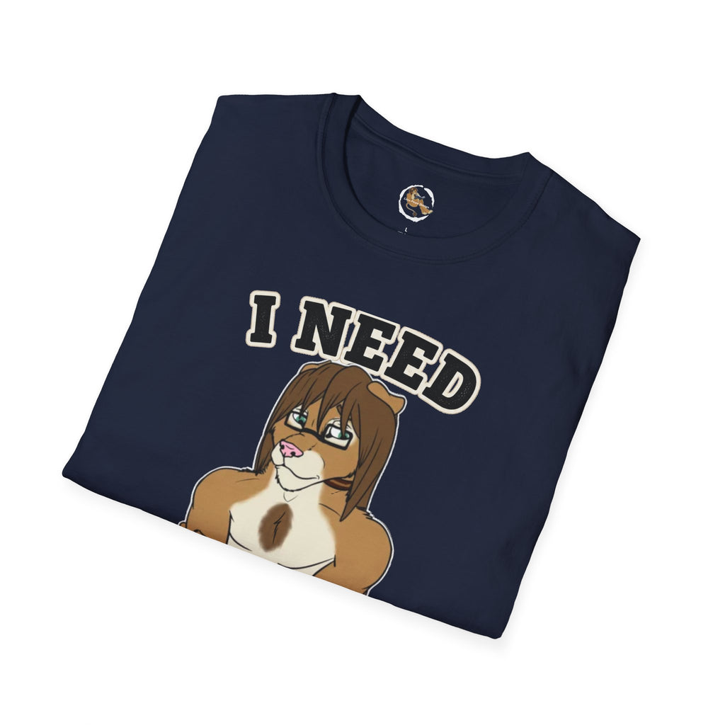I Need Coffee First Lion Coffee Lover T-Shirt | Funny Furry Graphic