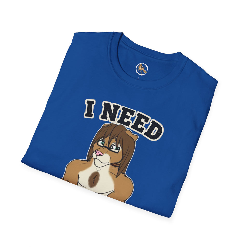 I Need Coffee First Lion Coffee Lover T-Shirt | Funny Furry Graphic