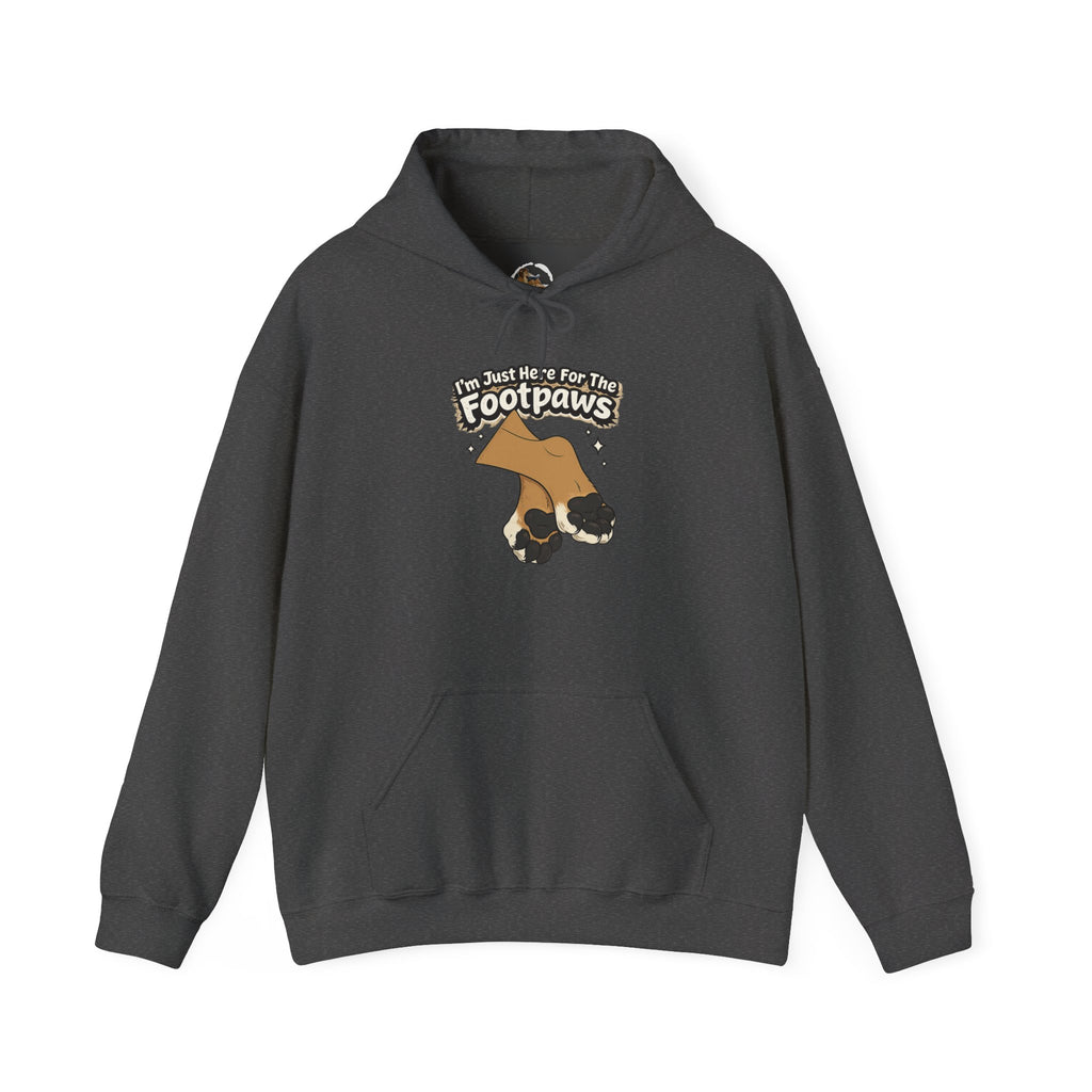 Footpaws Lion Paw Illustration Hoodie | Cute Feline Paws Graphic