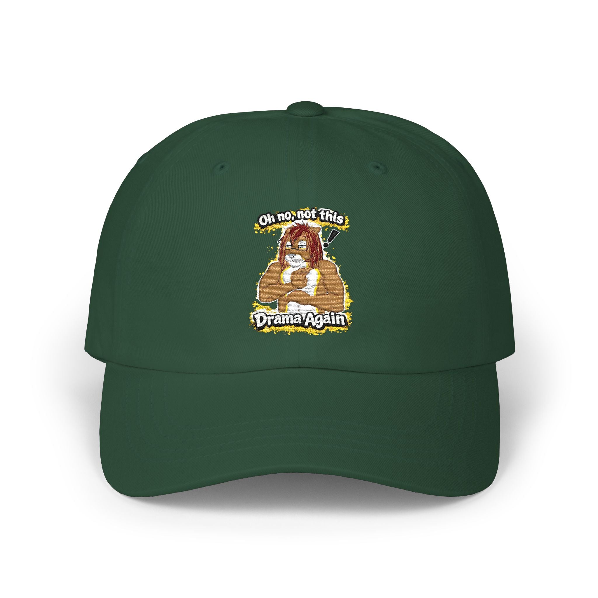 Oh No Not This Drama Again Lion Furry Dad Cap