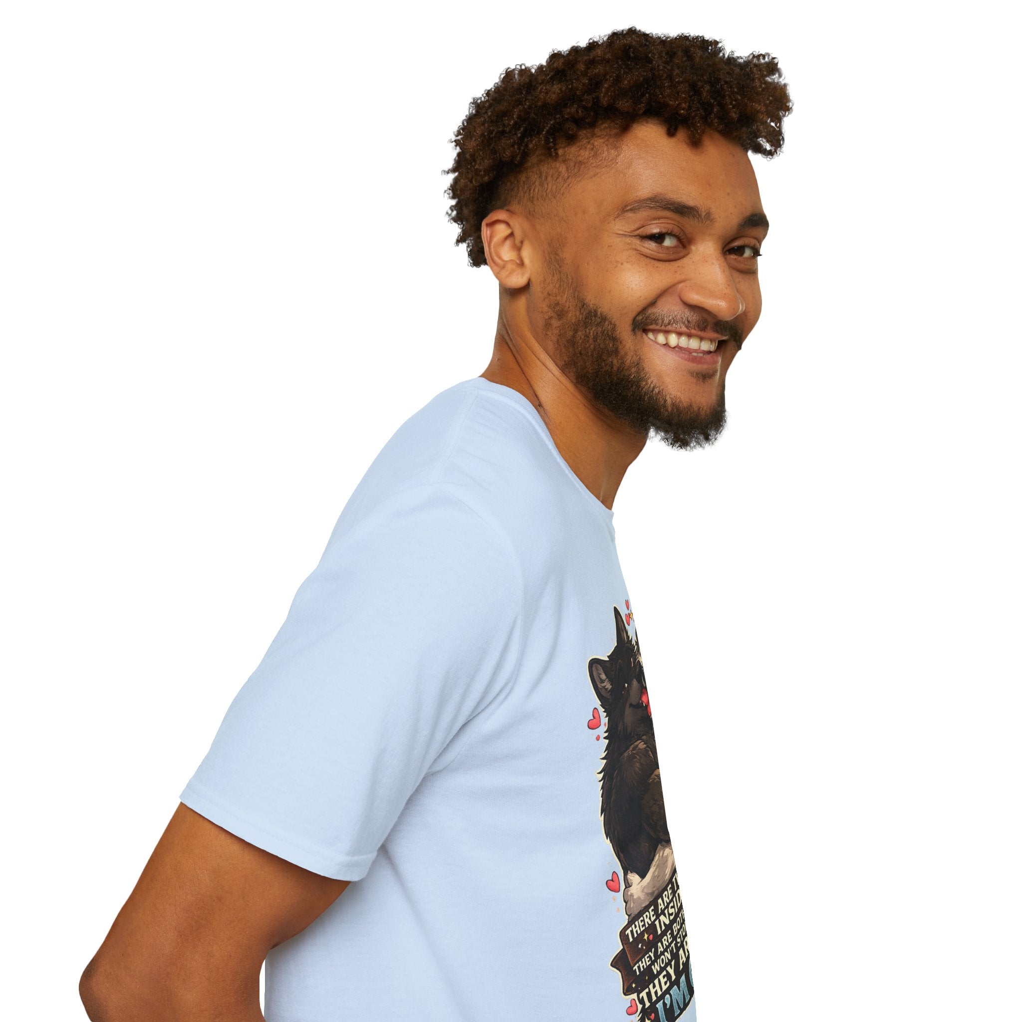 Gay Wolves Graphic T-Shirt - 'There Are Two Wolves' Cute LGBT Pride Tee