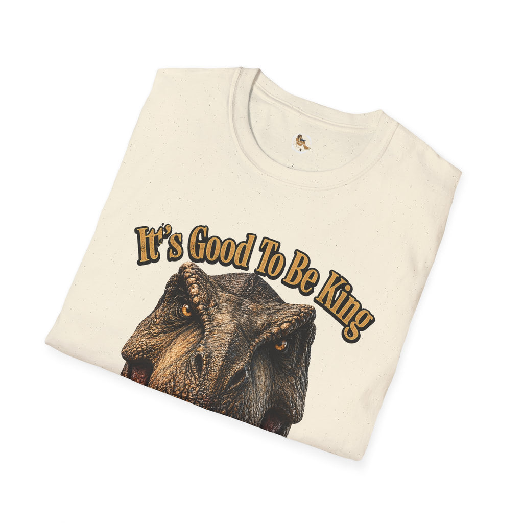 Tyrannosaurus Rex Head It's Good To Be King T-Shirt | Dinosaur Shirt