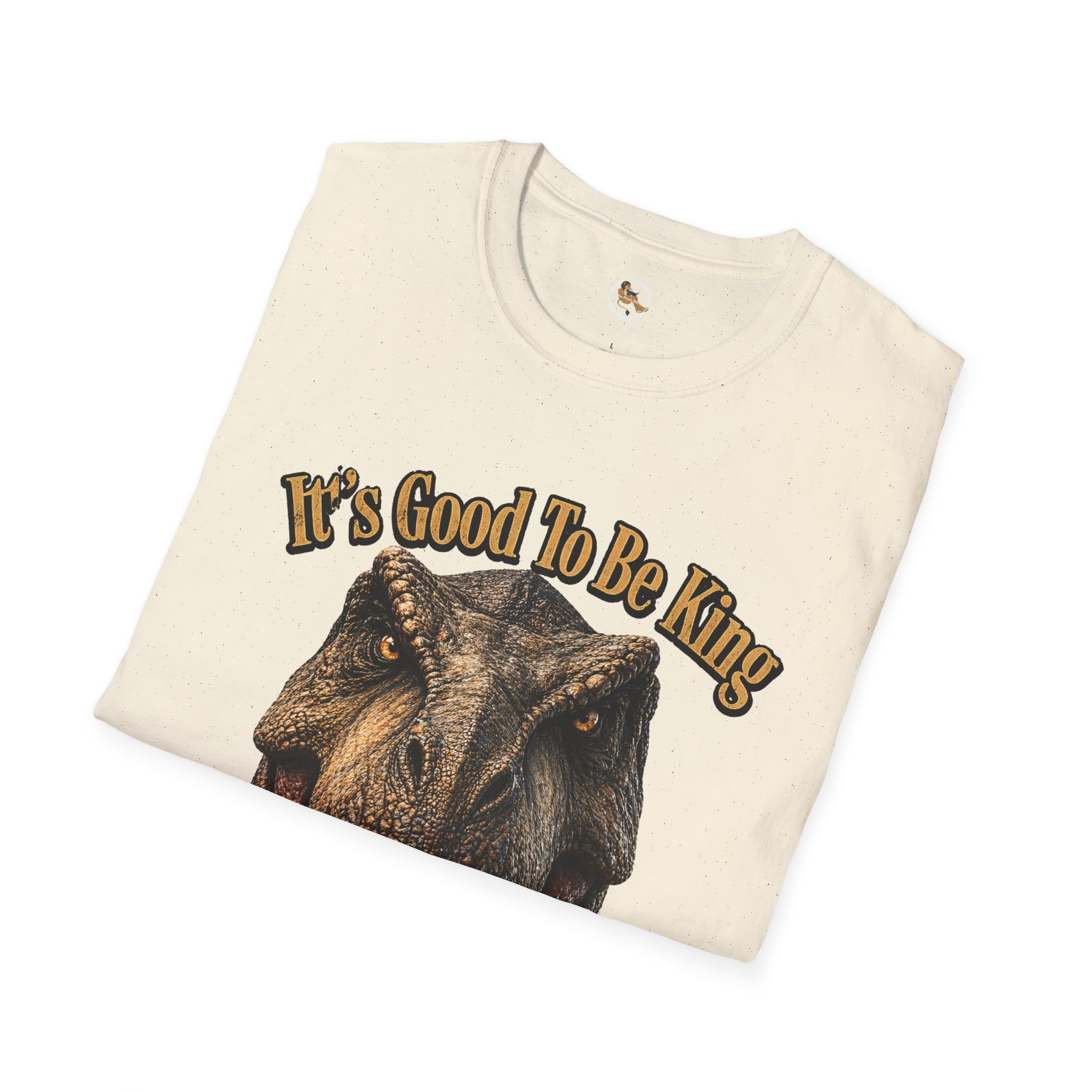 Tyrannosaurus Rex Head It's Good To Be King T-Shirt | Dinosaur Shirt