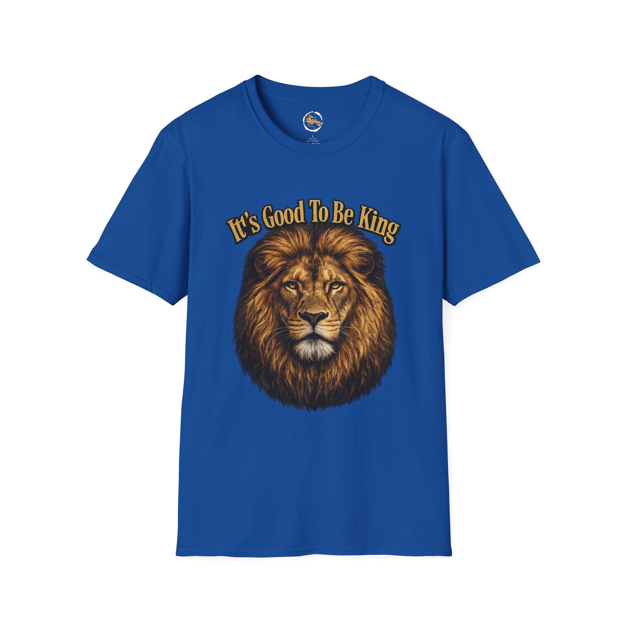 It's Good To Be King Lion Head T-Shirt | Vintage Animal Graphic Tee