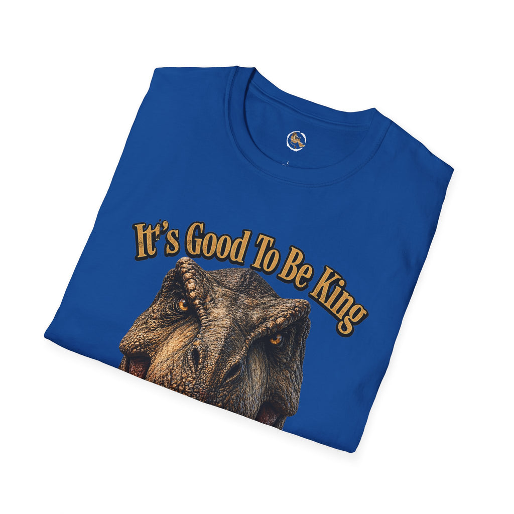 Tyrannosaurus Rex Head It's Good To Be King T-Shirt | Dinosaur Shirt