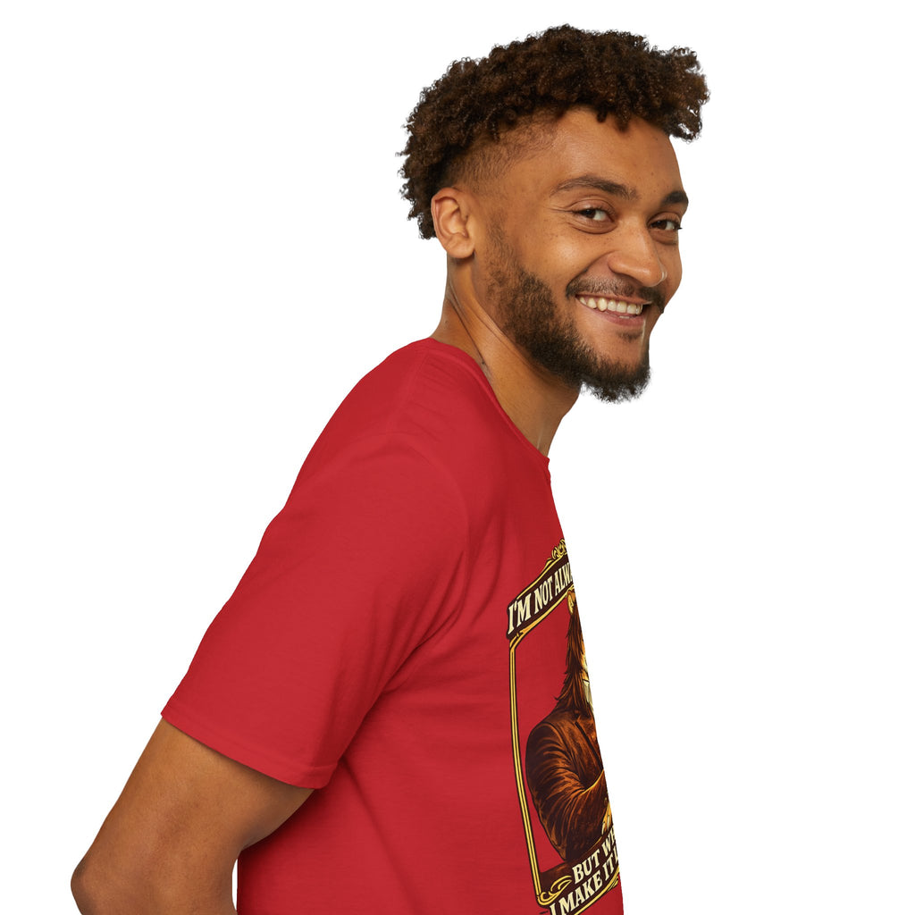 Furry Graphic T-Shirt — “I’m Not Always a Furry But When I Am I Make It Look Good”